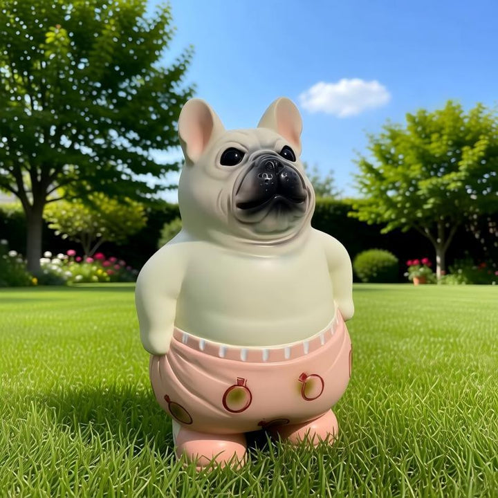 Lustige Hundefigur Karnz