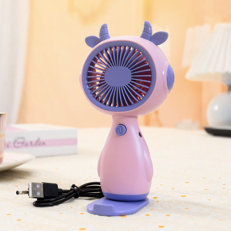 Damen Tragbarer Handventilator mit interaktivem Tierdesign Karnz