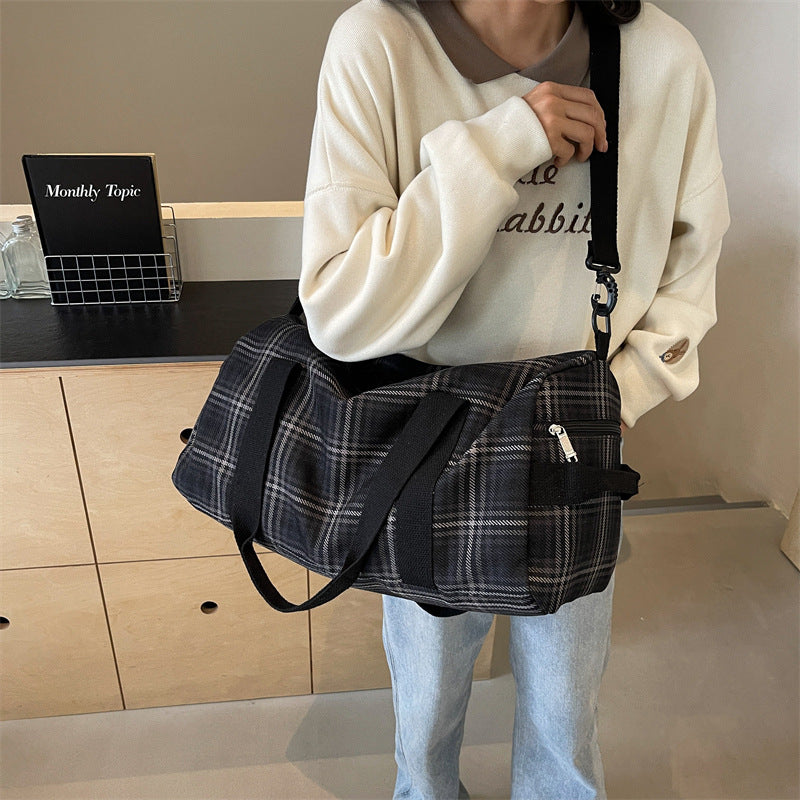 Vielseitige Karierte Reise-Duffle-Tasche Karnz