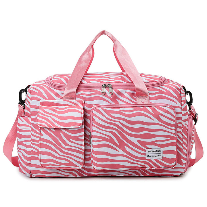 Stylische Zebra-Print Reise-Duffel-Tasche Karnz
