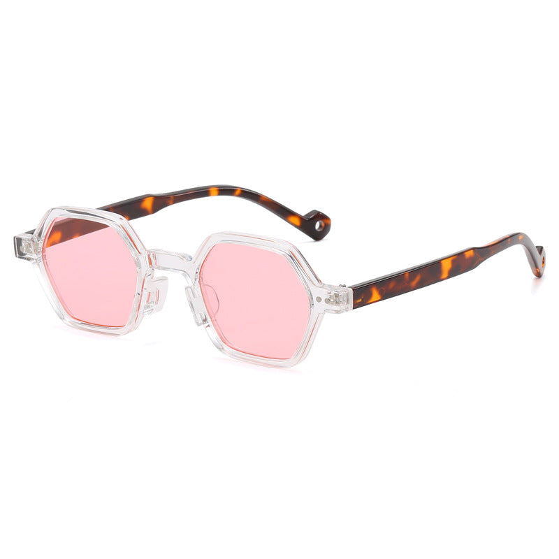 Damen Geometrische Sonnenbrille im modernen Hexagon-Design Karnz