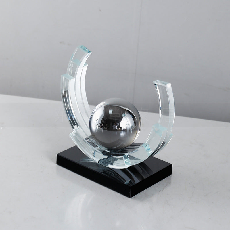 Moderne geometrische abstrakte Skulptur