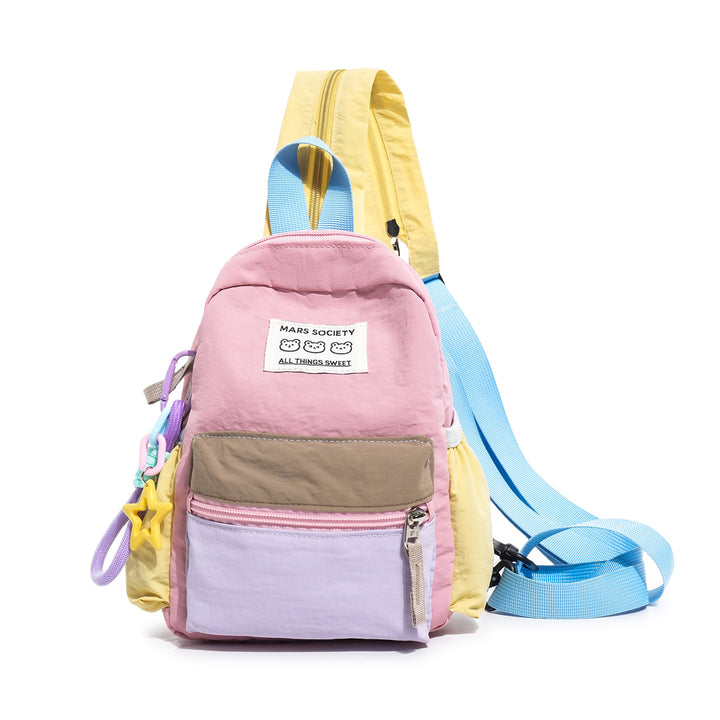 Farbblock Casual Rucksack Karnz