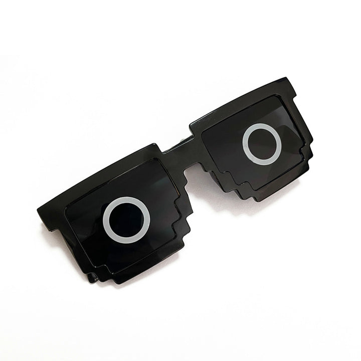 Fette geometrische Shield-Sonnenbrille Karnz
