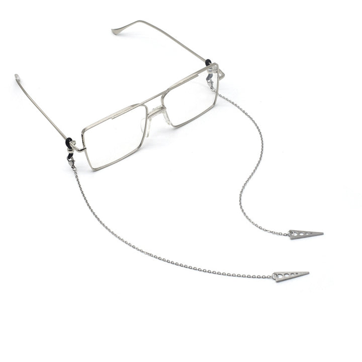 Stylische Edelstahl Brillen Kette Karnz