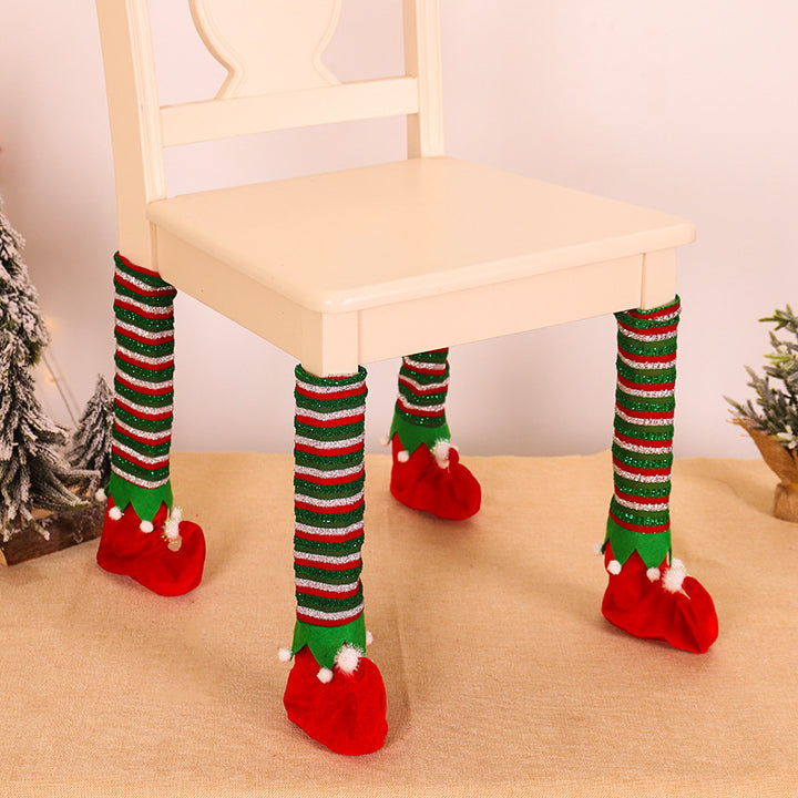 Weihnachtlicher Plüschsocken
