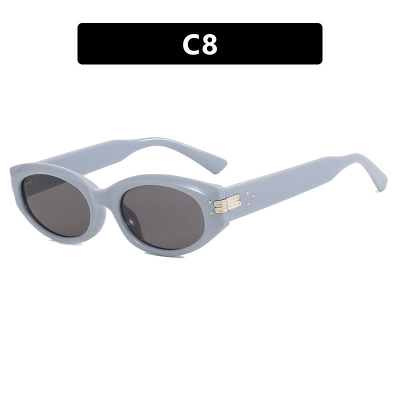 Damen modische Cat-Eye Sonnenbrille mit hochwertigem Rahmen Karnz