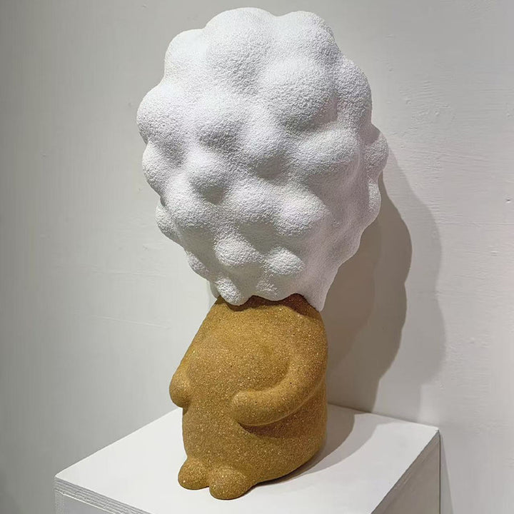 Creative Cloud-förmige dekorative Skulptur