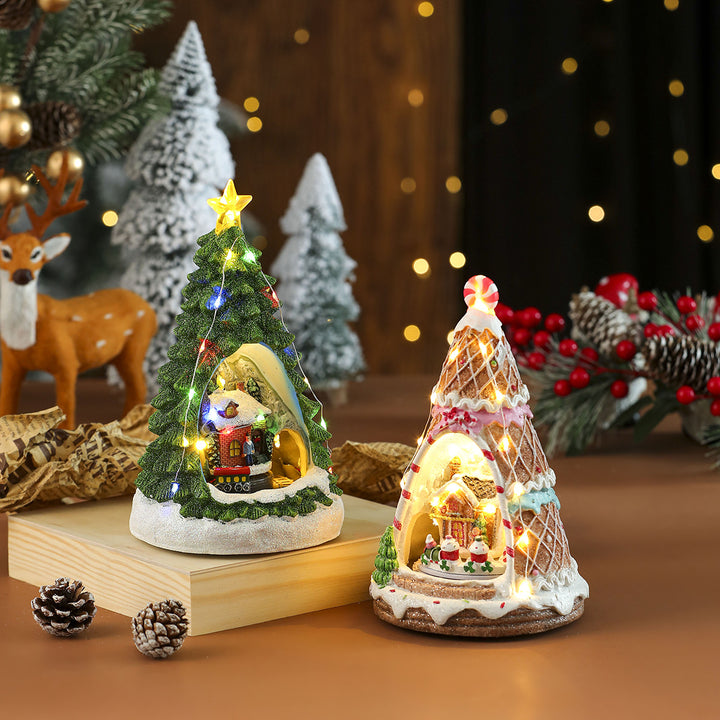 LED-Weihnachtsbaum-Globusschmuck Karnz