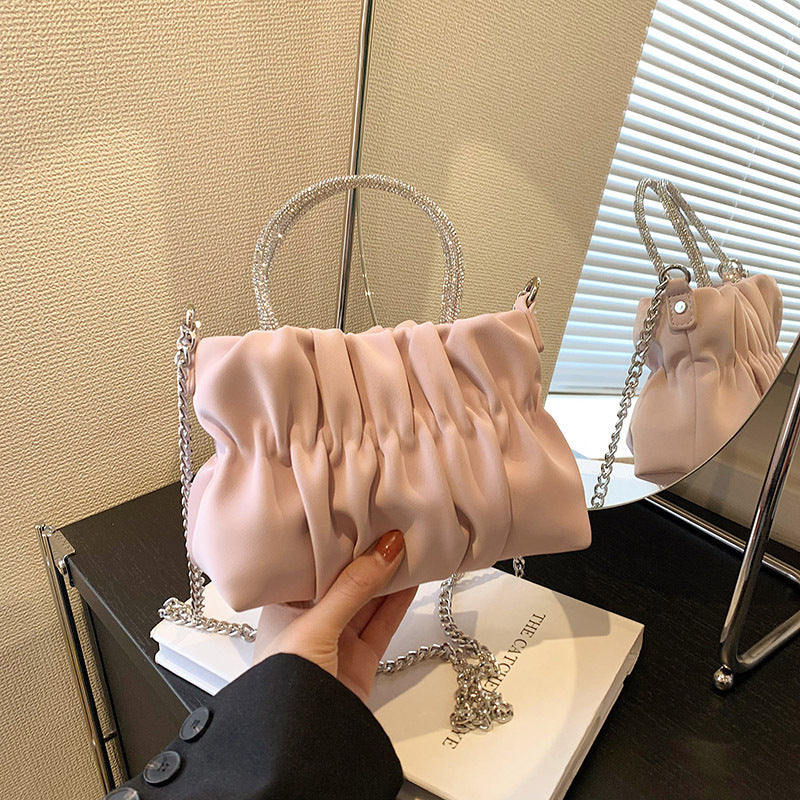 Elegante geraffte Handtasche