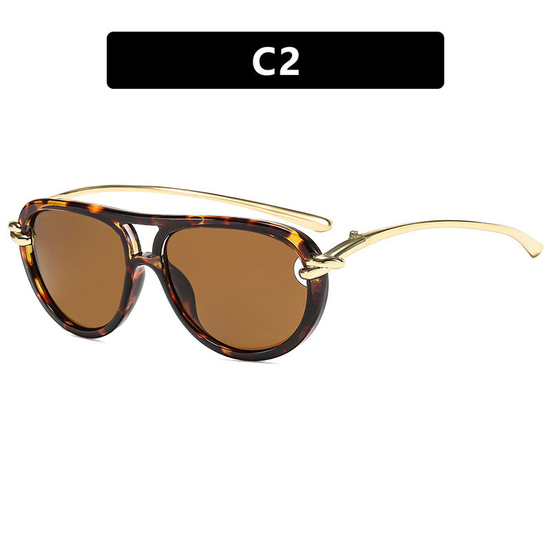 Damen Retro-Sonnenbrille mit elegantem Rahmen und polarisierten Gläsern Karnz