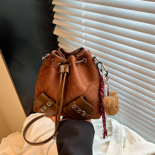 Suede Bucket Bag Karnz