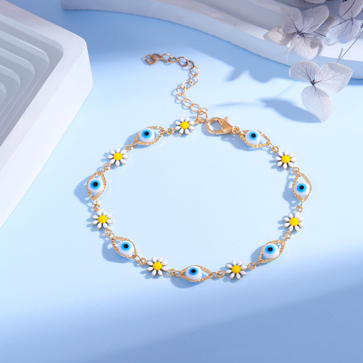 Eye Charm und Daisy Armband Karnz