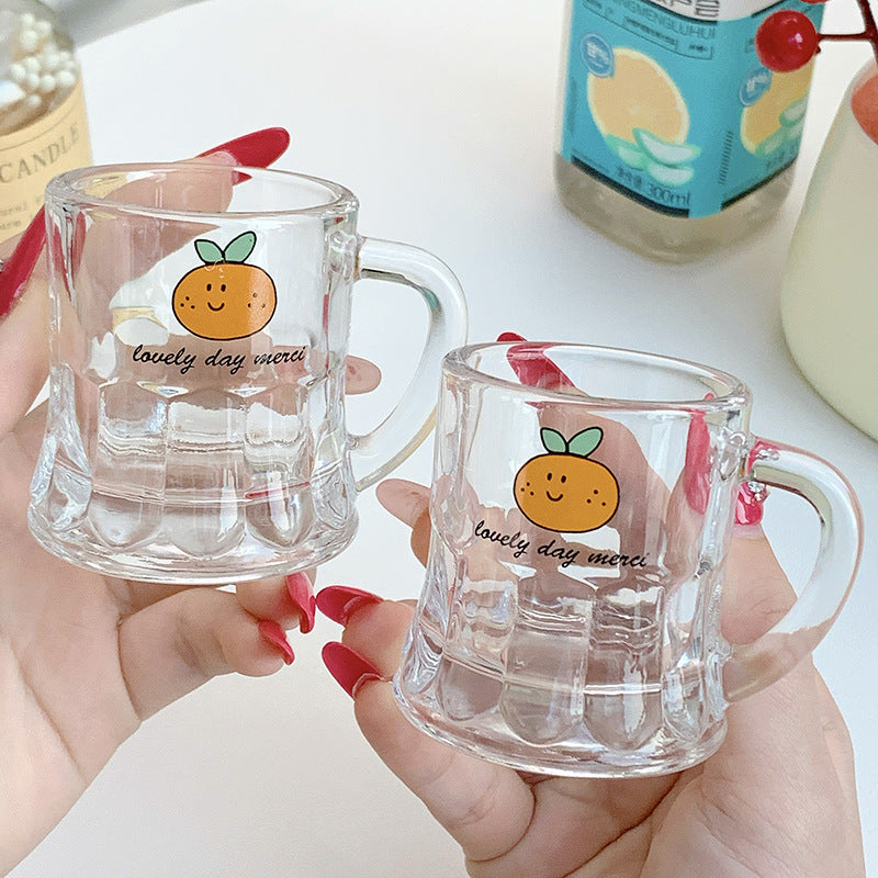 Keramiktassen Set mit Fröhlichem Orangendesign Karnz