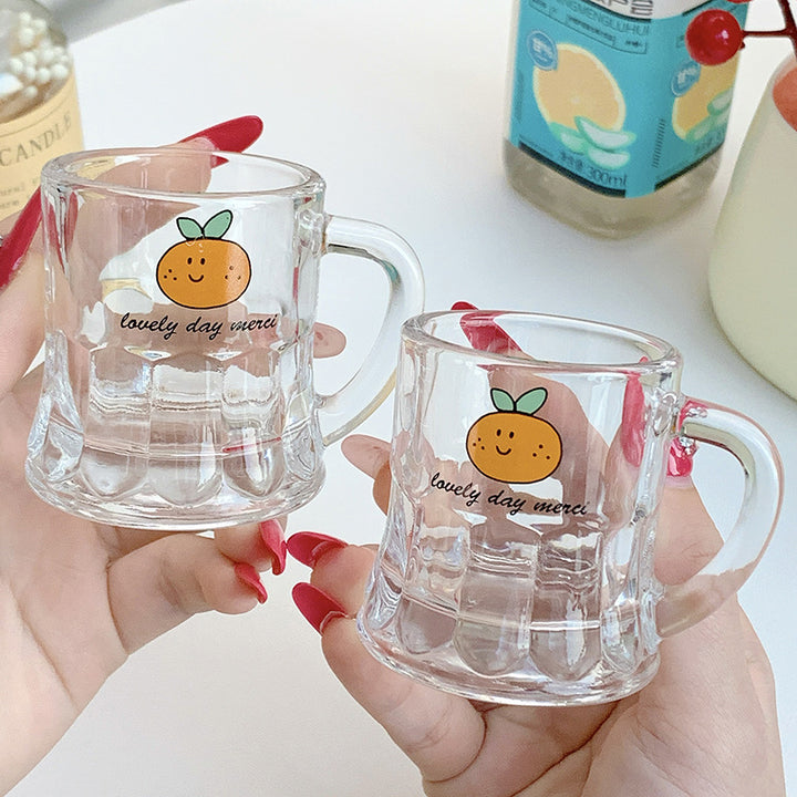 Keramiktassen Set mit Fröhlichem Orangendesign Karnz