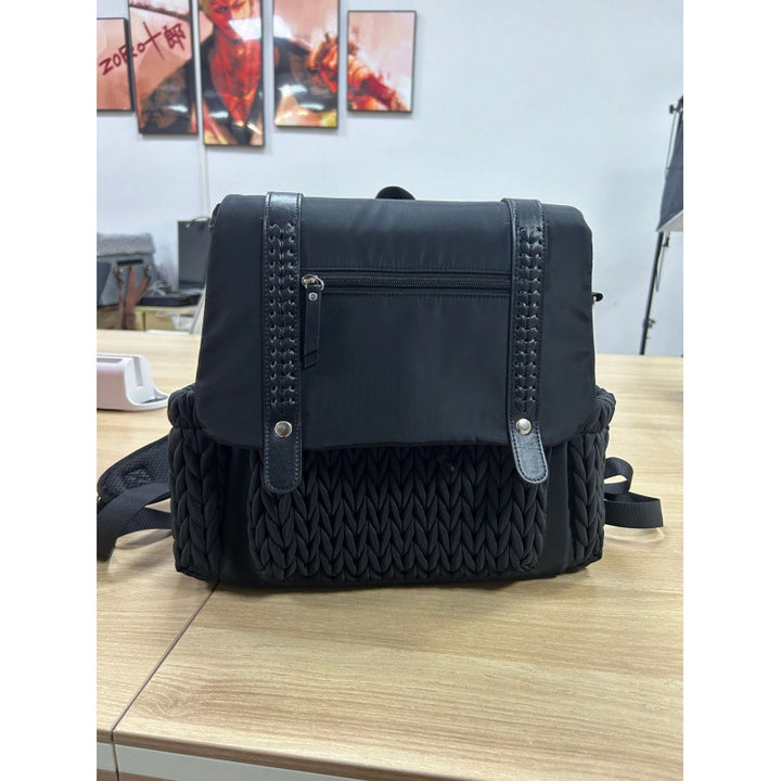 Gepolsterter Rucksack mit Geflochtenem Design Karnz