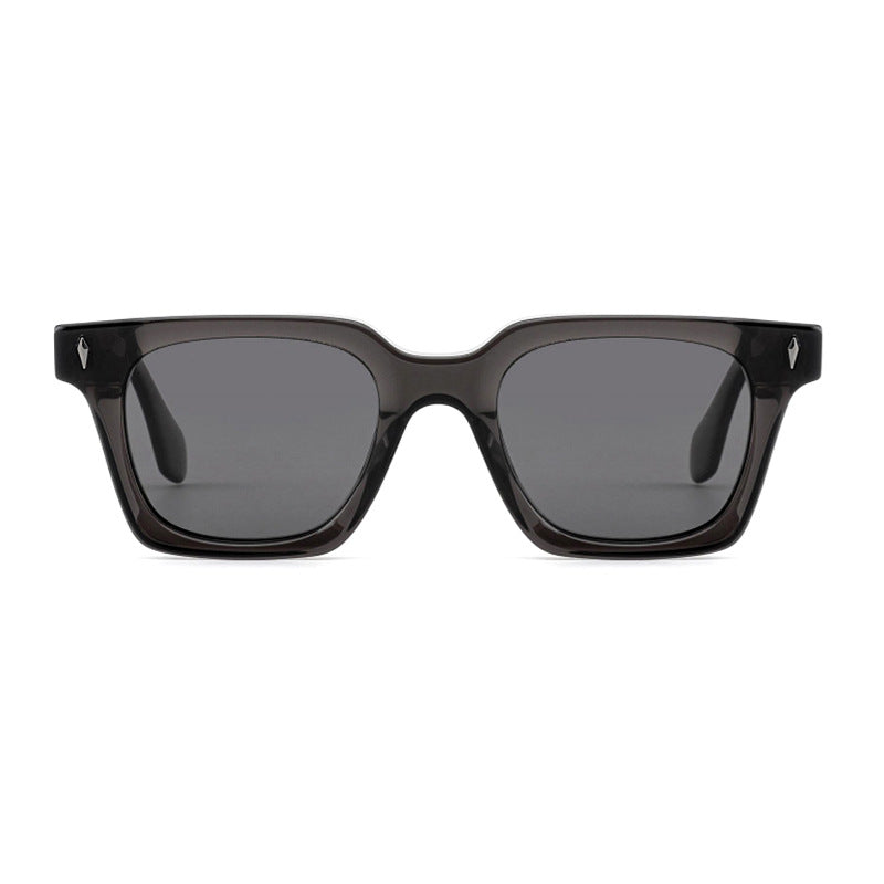 Damen klassische quadratische Sonnenbrille mit robustem Rahmen und UV-Schutz Karnz