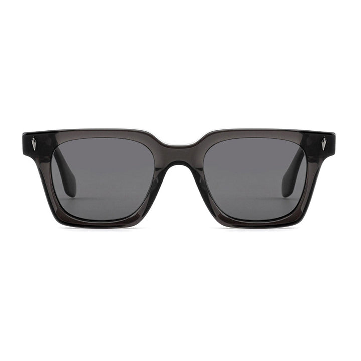 Damen klassische quadratische Sonnenbrille mit robustem Rahmen und UV-Schutz Karnz