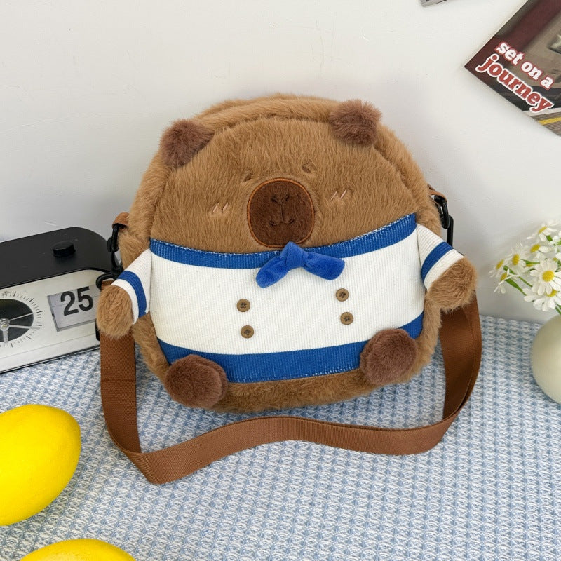 Kuschelige Plüschhandtasche Im Tierischen Design Karnz