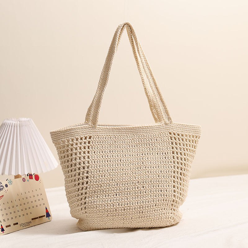 Damen Handgeknüpfte Einkaufs- und Strandtasche Karnz
