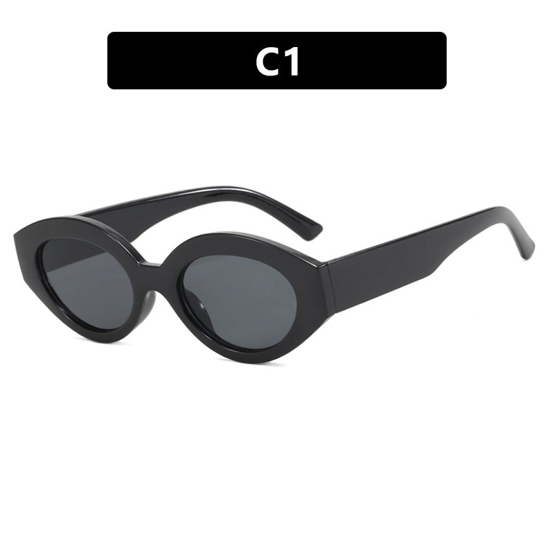 Damen kreative Sonnenbrille im eleganten Retro-Stil Karnz