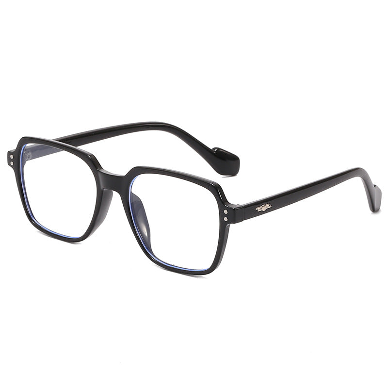 Damen quadratische Brille mit transparentem Rahmen und stylischem Design Karnz