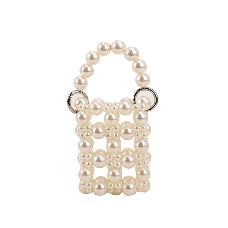 Elegante perlenverzierte Abendhandtasche
