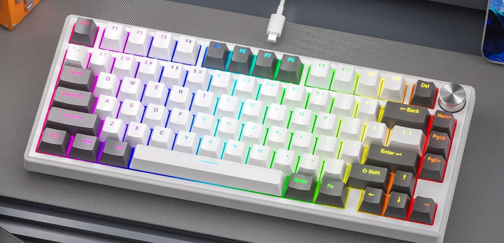 Dichtungs-montierte mechanische Gaming-Tastatur mit RGB-Beleuchtung Eigenschaften Karnz