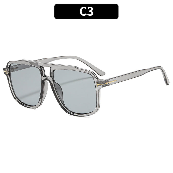 Elegante Übergroße Quadratische Sonnenbrille