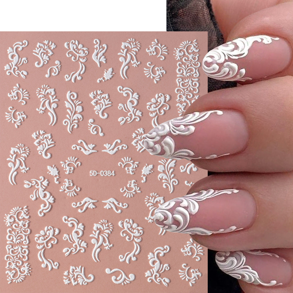 Elegante Nagelkunst Stempelplatte