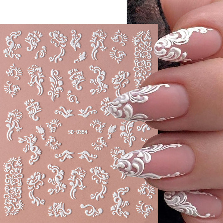 Elegante Nagelkunst Stempelplatte