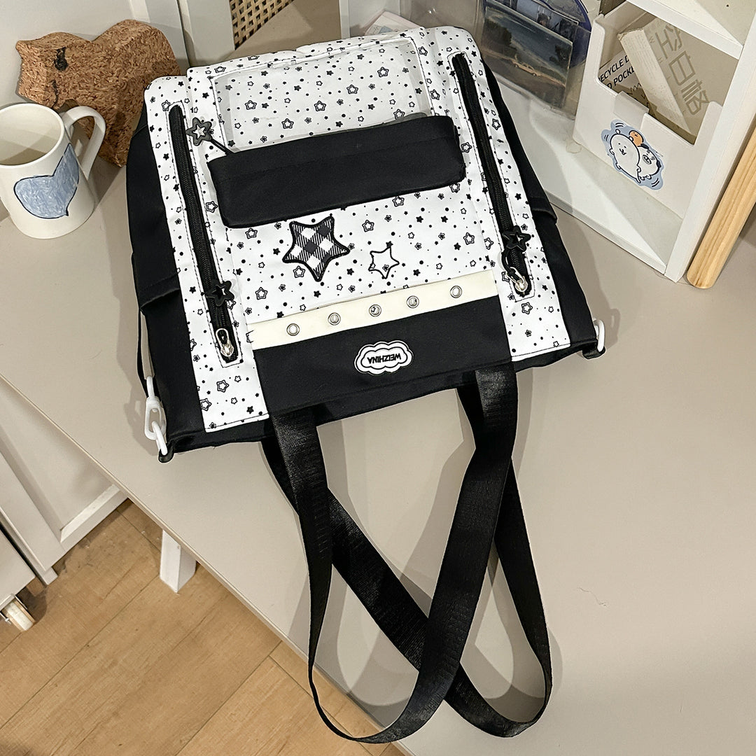 Transparente Taschen-Rucksack Karnz