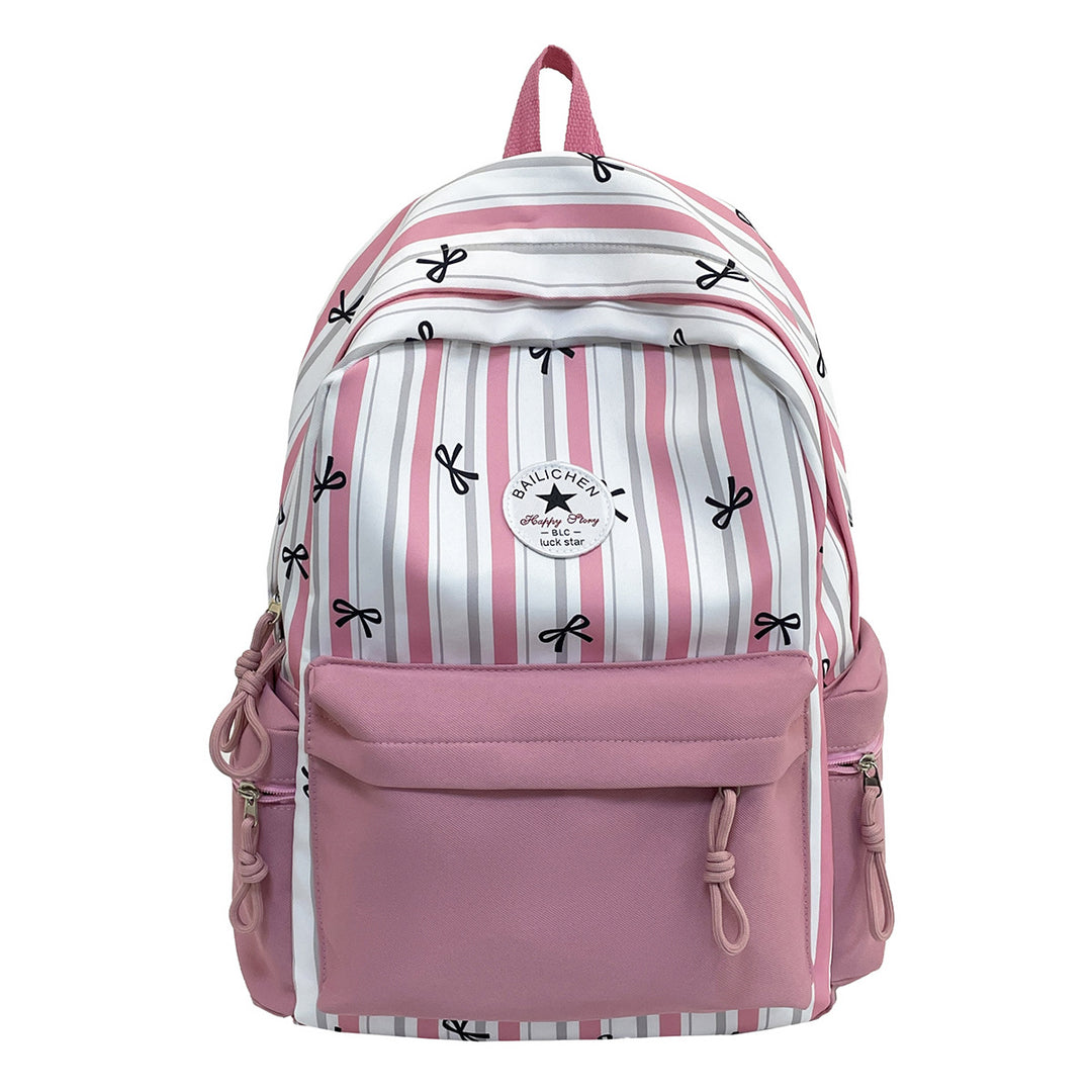 Moderner gestreifter Rucksack