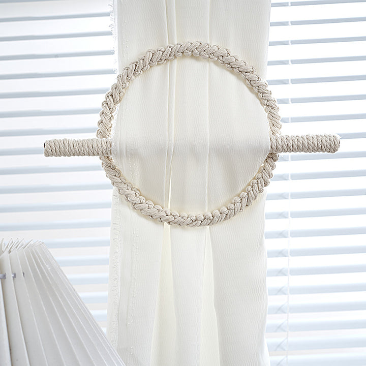 Macramé Vorhang Halter Karnz