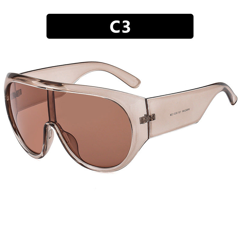 Damen sportliche Sonnenbrille im aerodynamischen Design mit breitem Sichtfeld Karnz