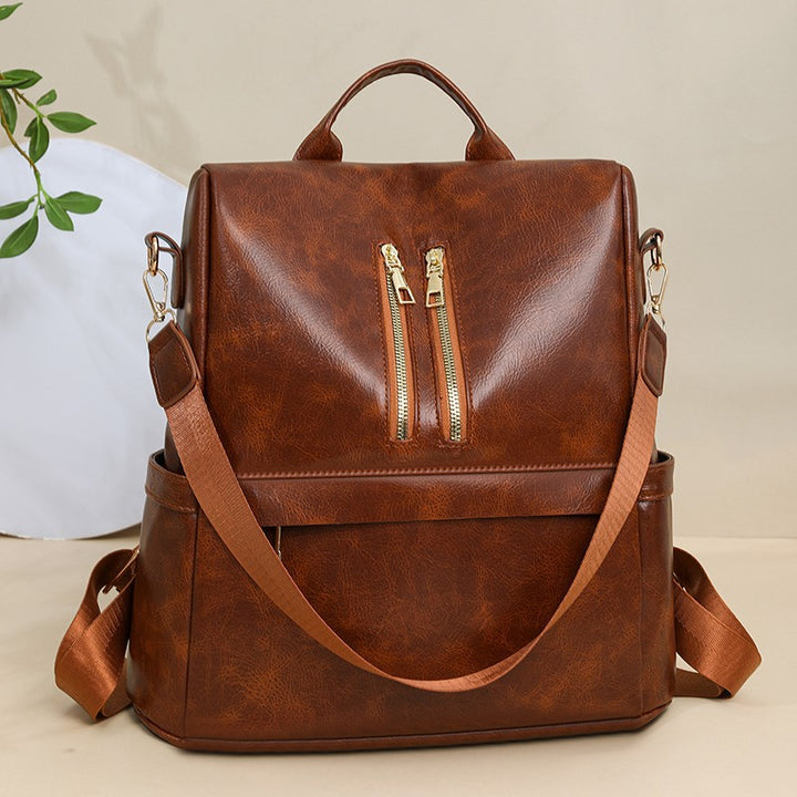 Vielseitiger Vegan-Leder-Rucksack Karnz