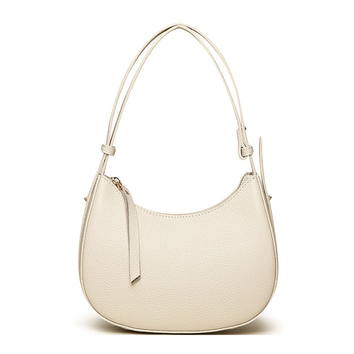 Stylische genarbte Leder-Hobo-Tasche Karnz