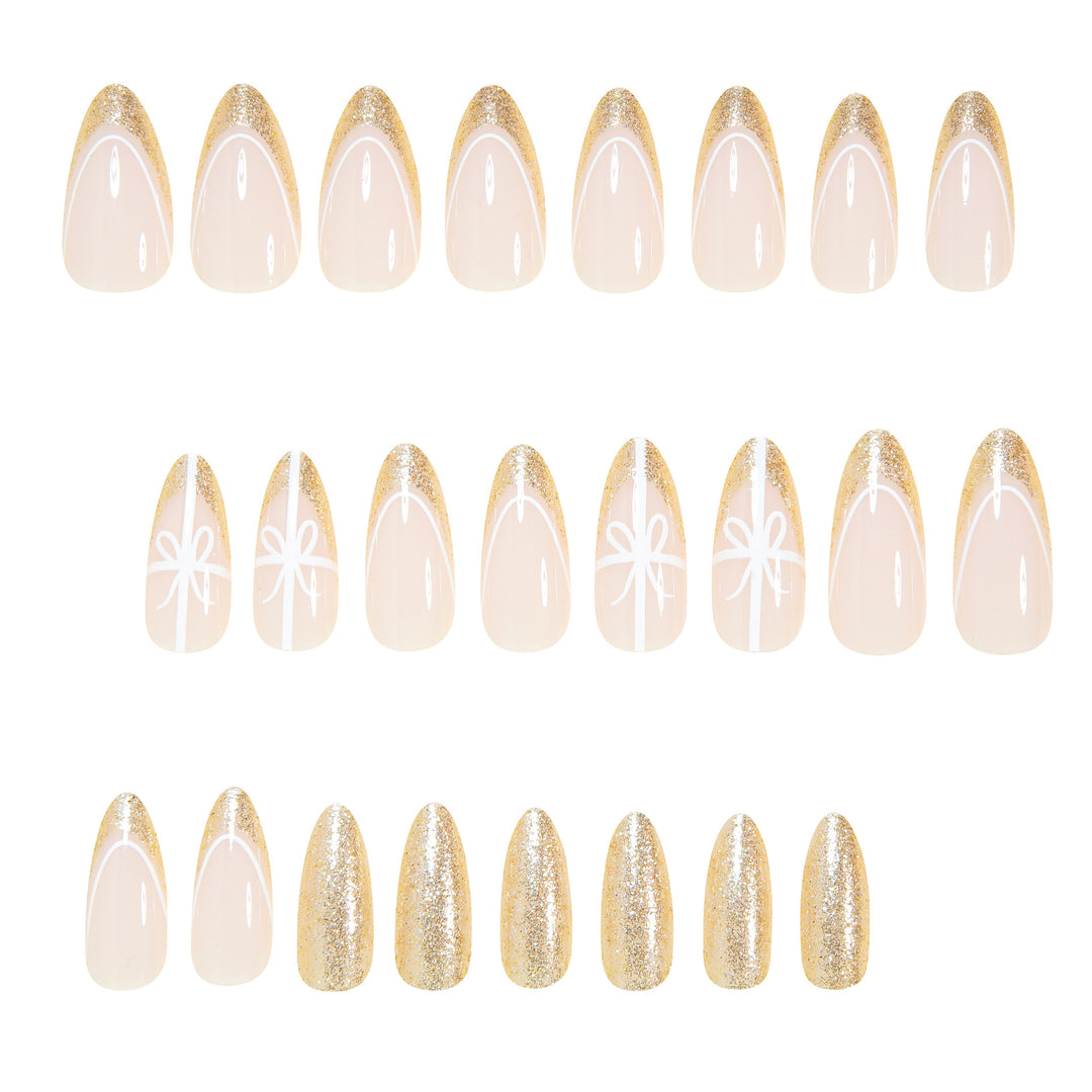 Elegante Stiletto Press-On-Nagelspitzen Karnz