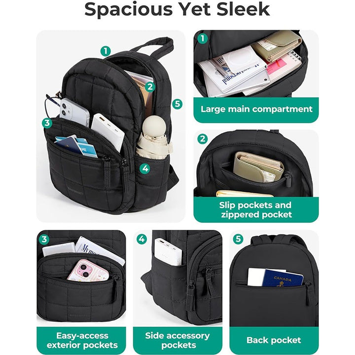 Gepolsterter Kompakt-Rucksack Karnz