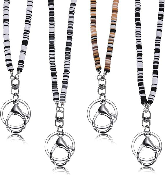 Bunte Perlen ID Badge Halter Lanyard Karnz
