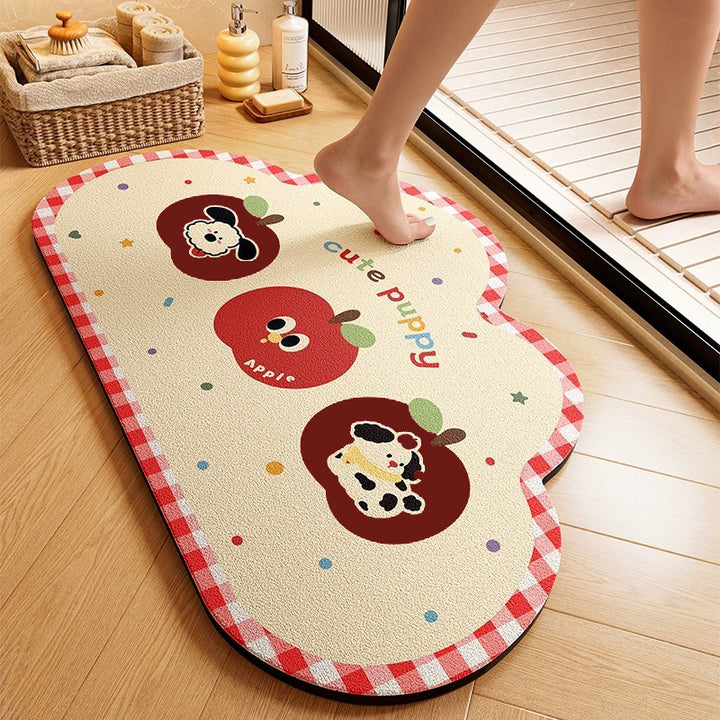 Niedlicher Tier-Motiv Memory Foam Badematte Karnz