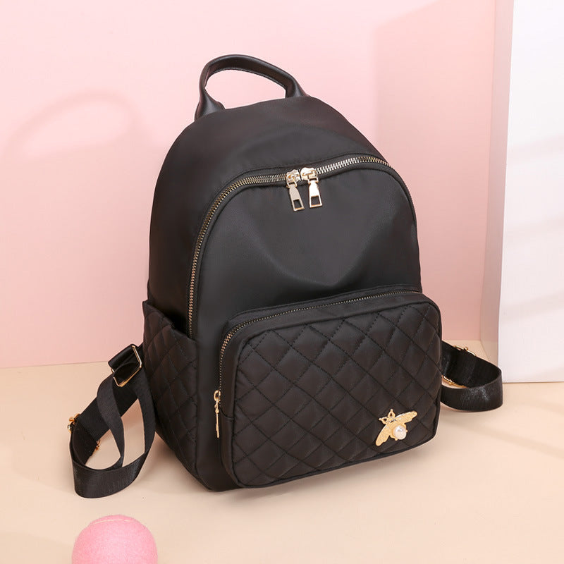 Gepolsterter Veganer Leder-Rucksack Karnz