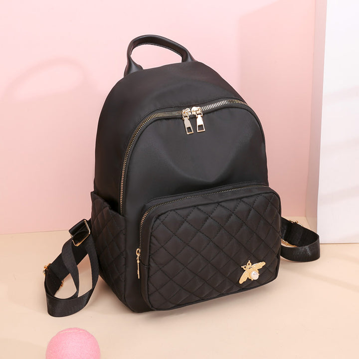 Gepolsterter Veganer Leder-Rucksack Karnz