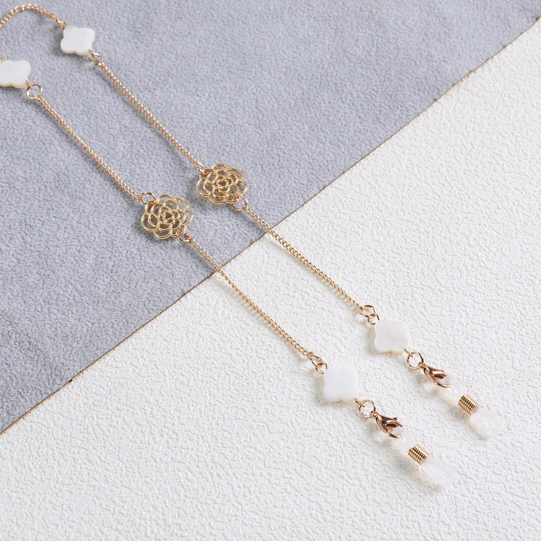 Elegante florale Tropfenohrringe Karnz