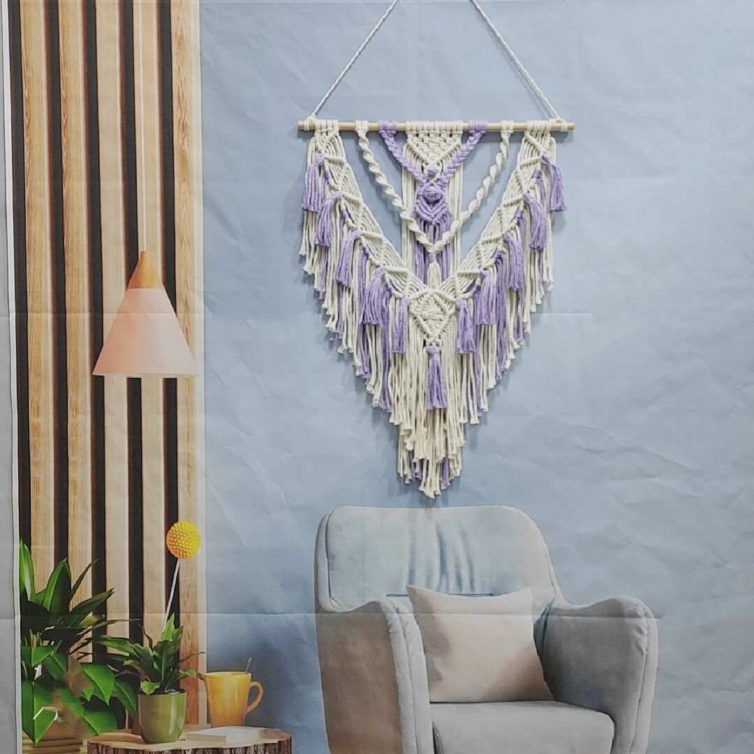 Macrame Wandbehang Karnz