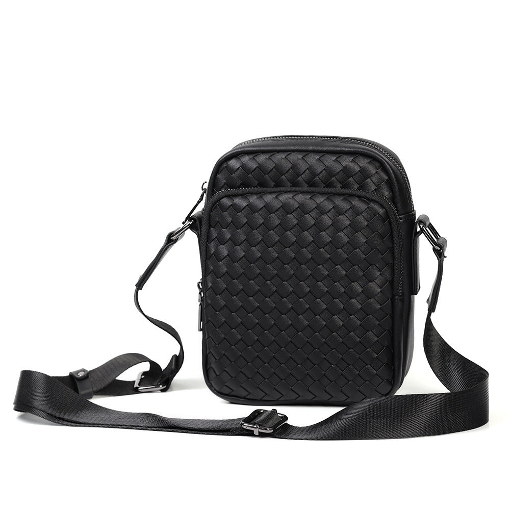 Praktische Crossbody-Tasche mit Geflochtenem Design Karnz