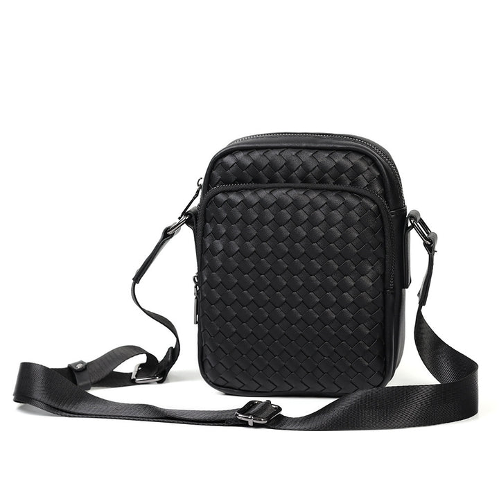 Praktische Crossbody-Tasche mit Geflochtenem Design Karnz