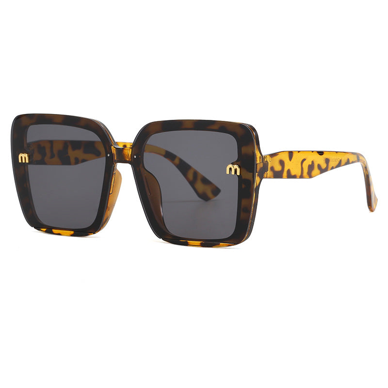Damen oversized quadratische Sonnenbrille mit elegantem Rahmen Karnz