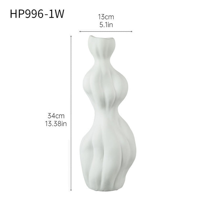 Abstract Textured Decorative Vase Karnz