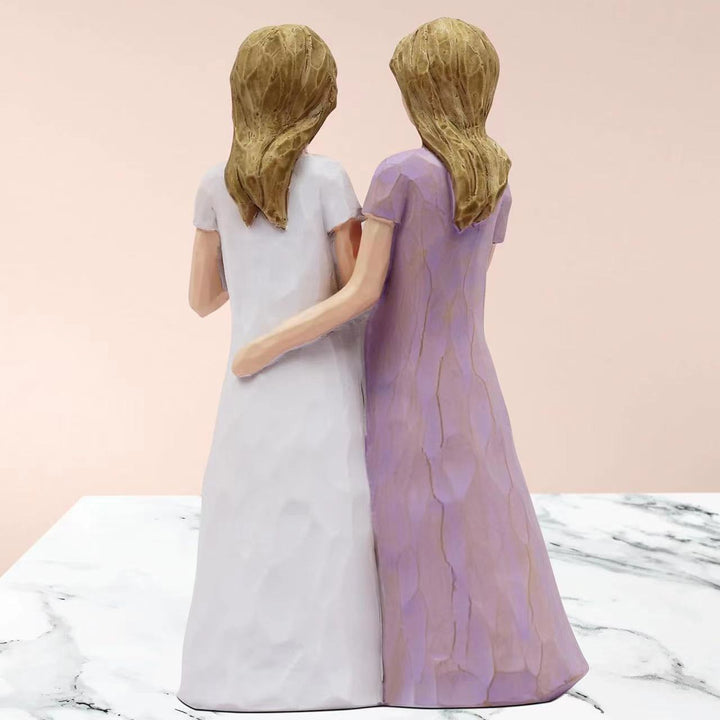 Sisterhood Dekorative Kunst Statue Karnz